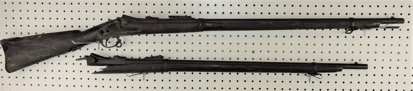 Lot of 2 US Springfield 1884 rifles,: parts guns