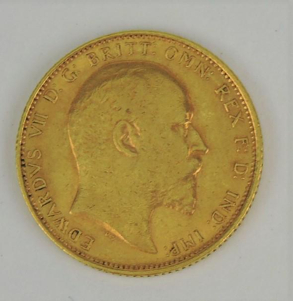 1906 gold British Sovereign (1 of 1)