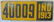Indiana 1913 porcelain license plate