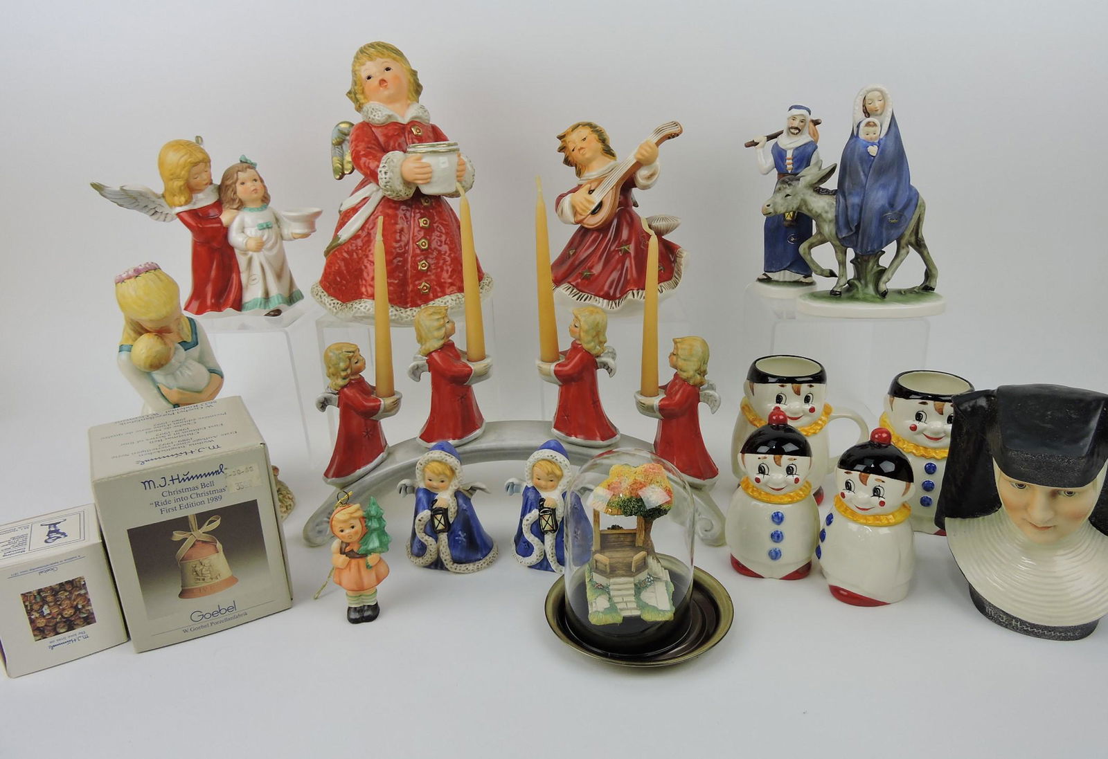 Goebel large lot of figures, many with (1 of 1)