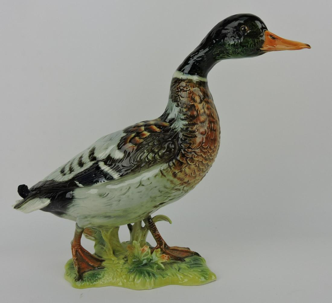 Goebel mallard duck figure, CV117, 11"h (1 of 1)