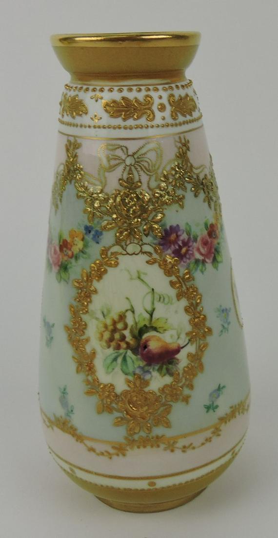 Royal Bonn vase with flowers and fruit, (1 of 1)