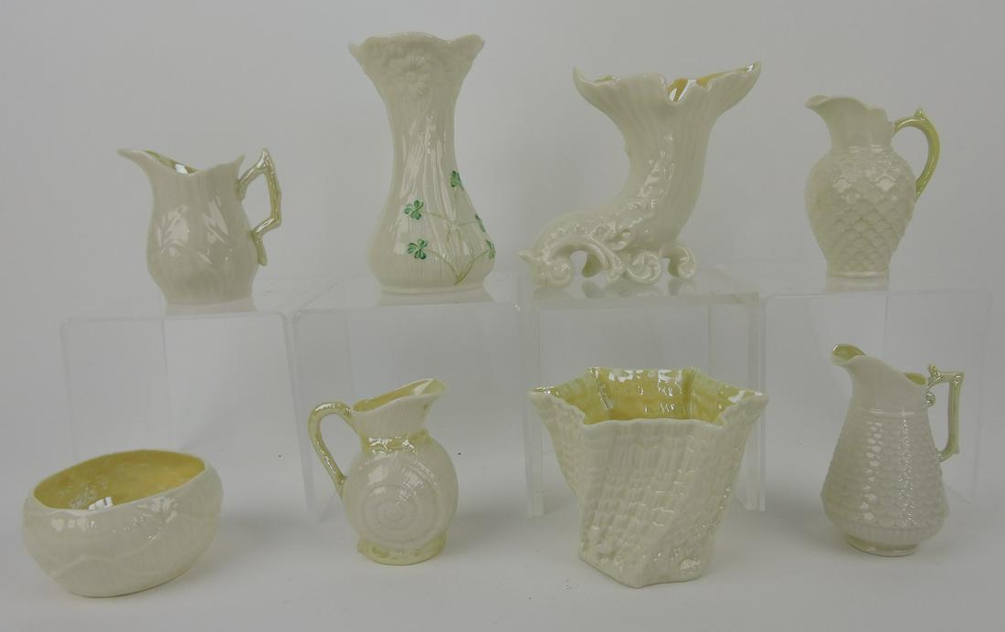 Irish Belleek lot of 8 pieces (1 of 1)