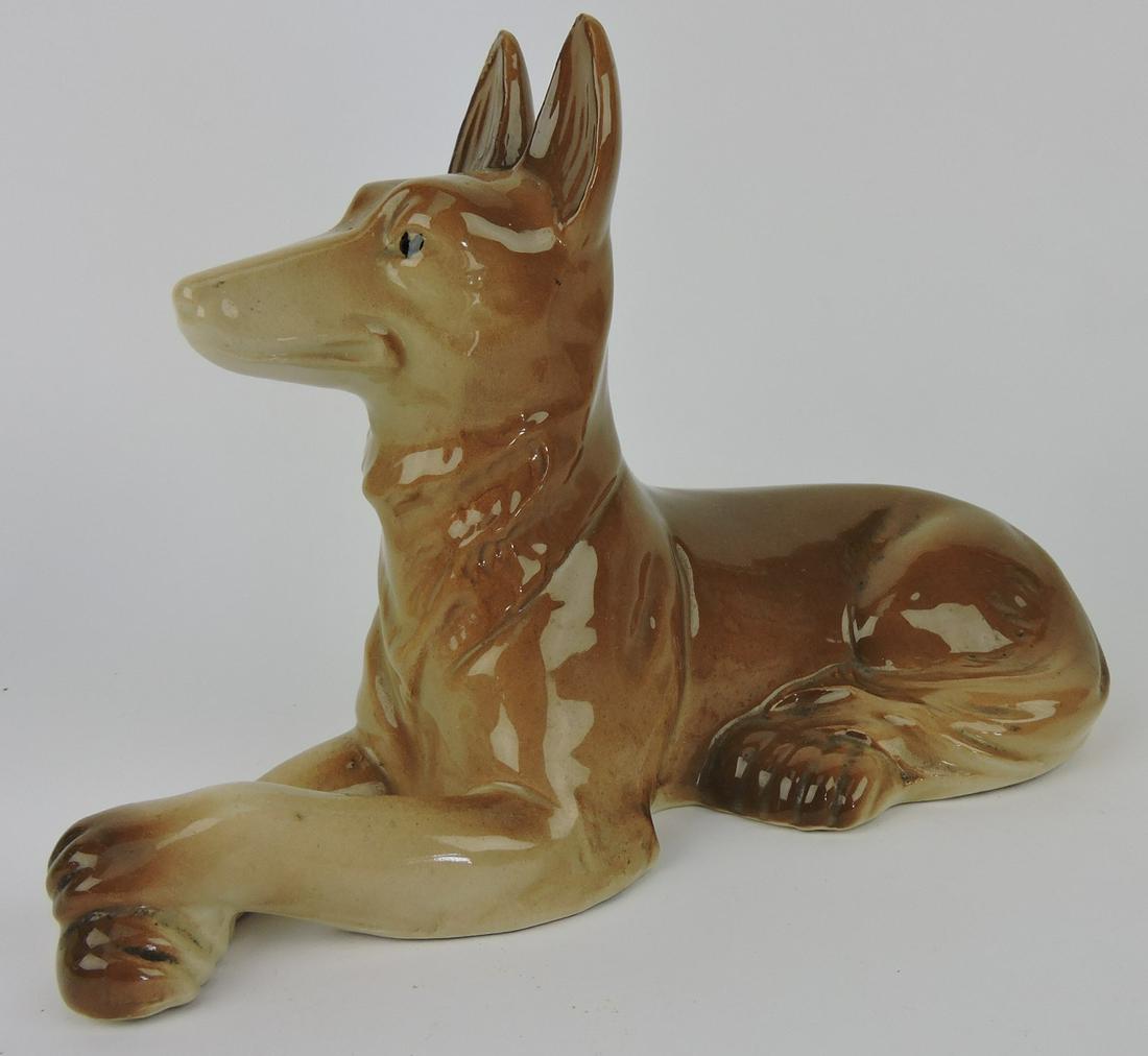 St. Clement dog figure, 11"l, 8"h (1 of 1)
