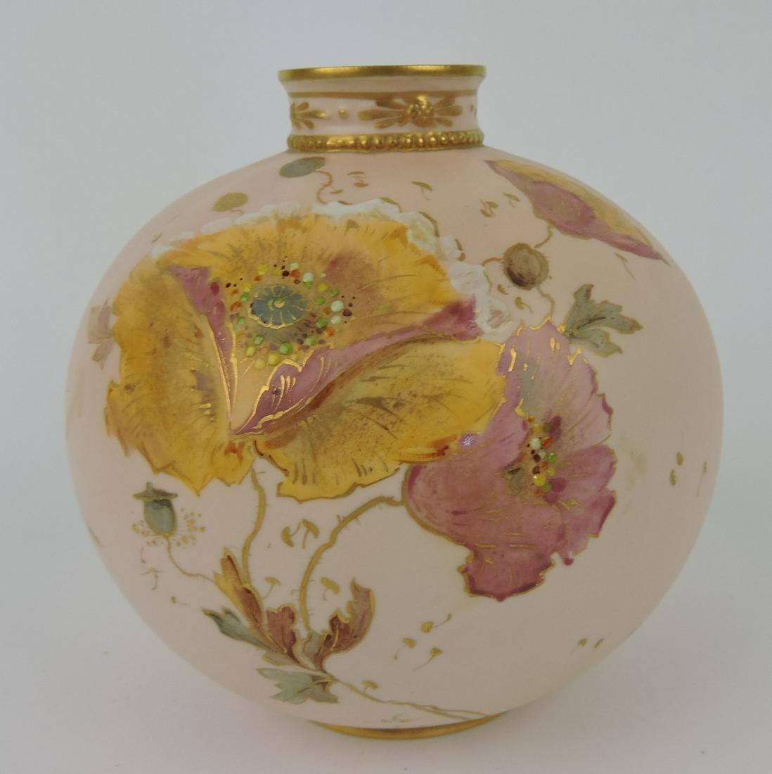 Royal Crown Derby vase with floral (1 of 1)
