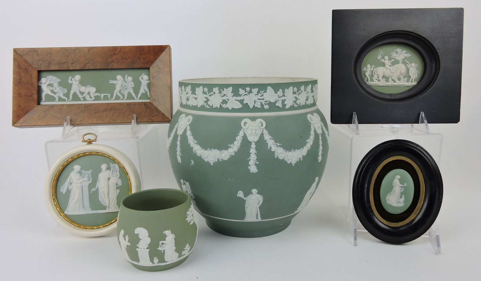 Wedgwood green Jasperware lot of (1 of 1)