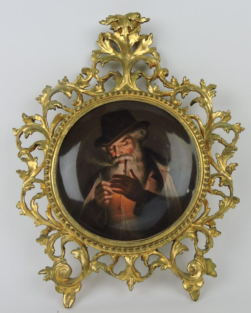 Royal Vienna Beehive porcelain plate (1 of 2)