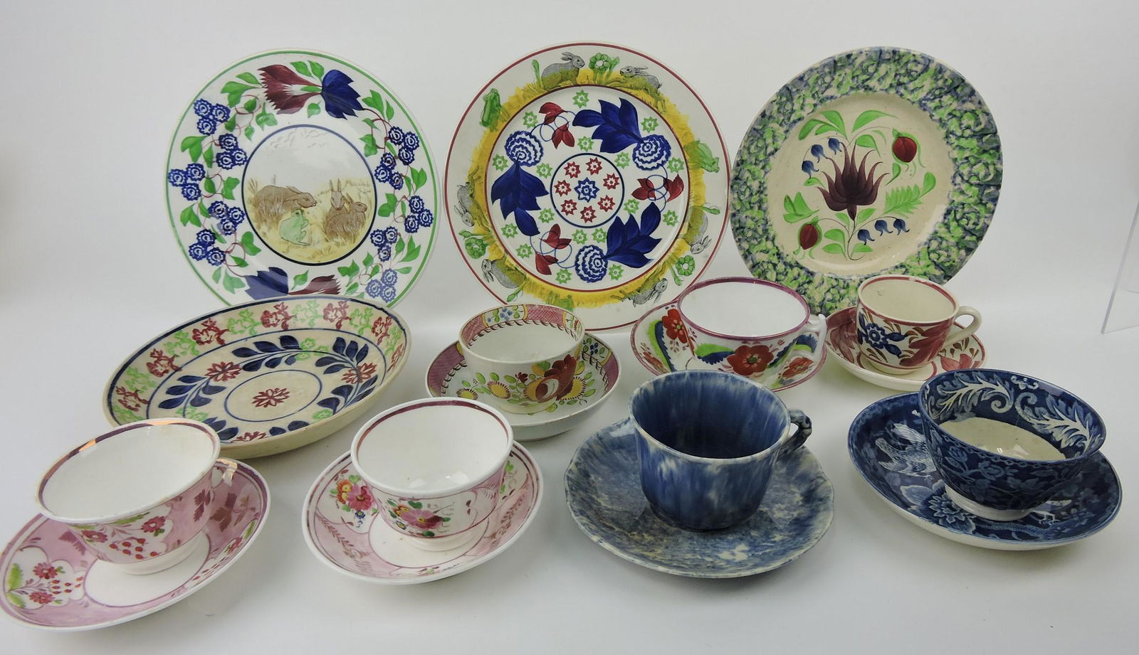 Stick spatterware, luster, and spatterware (1 of 1)