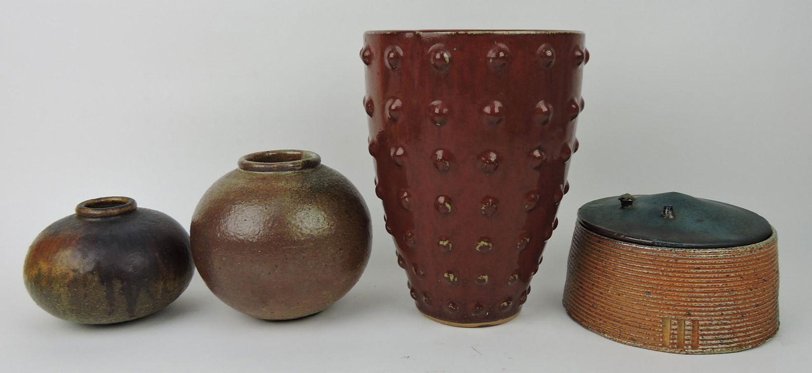 Contemporary studio pottery lot of 3 (1 of 5)