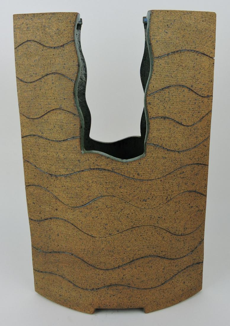 Contemporary studio pottery vase, 18" (1 of 1)
