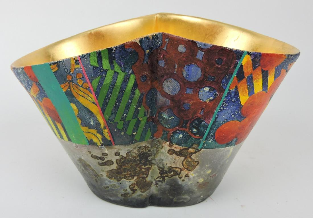 Contemporary studio pottery vase, (1 of 2)