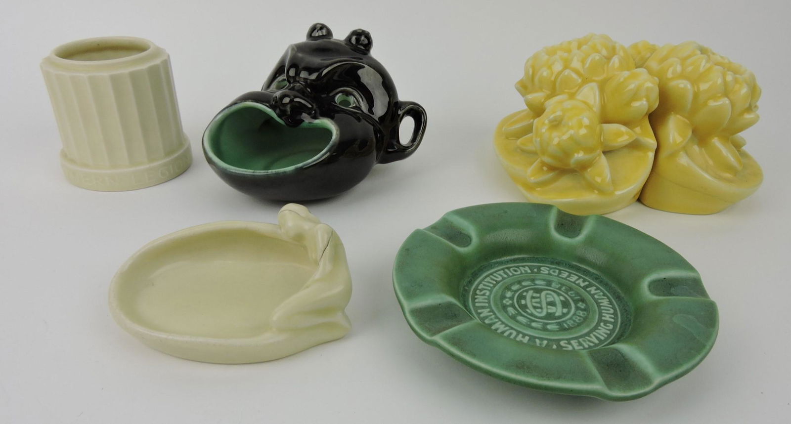 Rookwood art pottery lot of 5 pieces: (1 of 1)