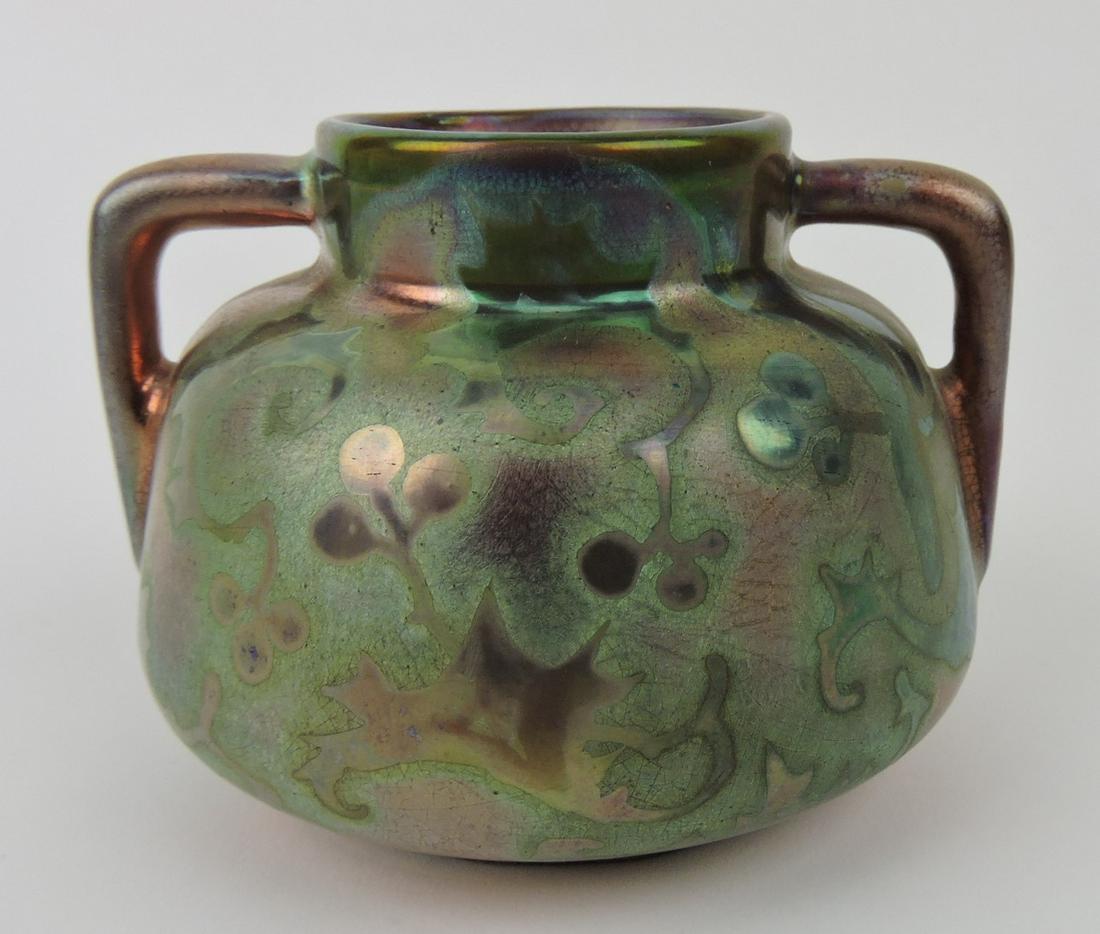 Weller Sicard 3" two handled vase (1 of 1)