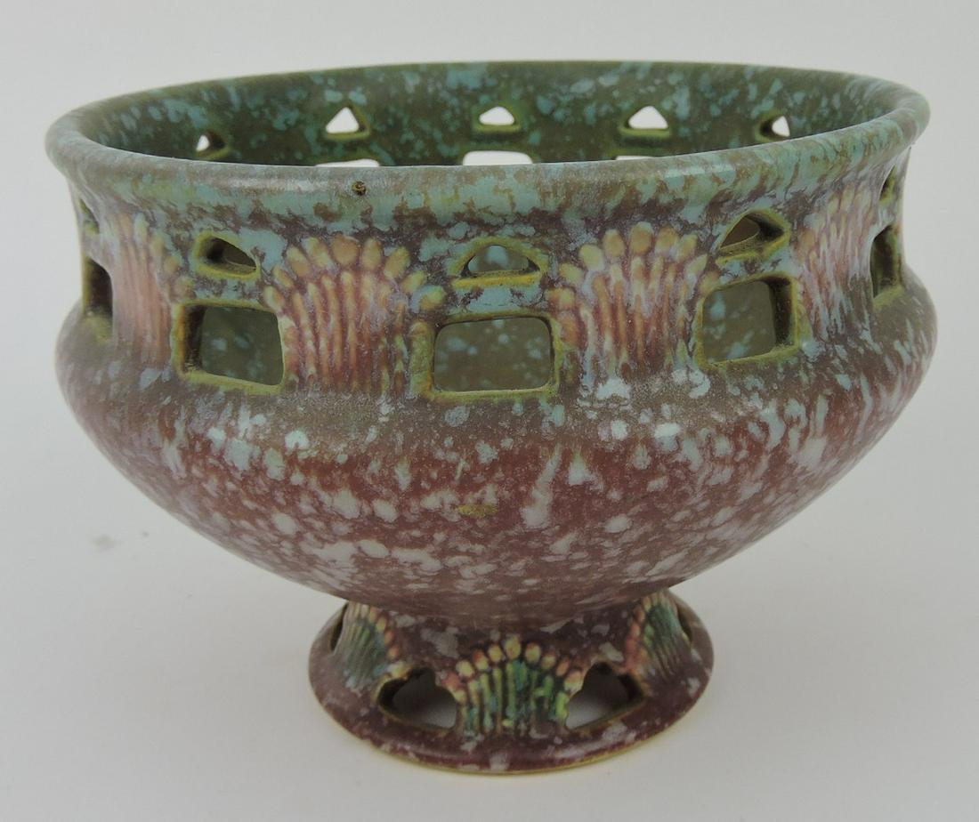 Roseville Ferella compote/bowl 4"h, (1 of 1)