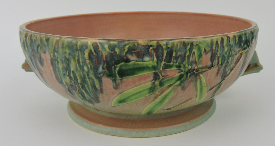 Roseville Moss console bowl 291-7" (1 of 1)