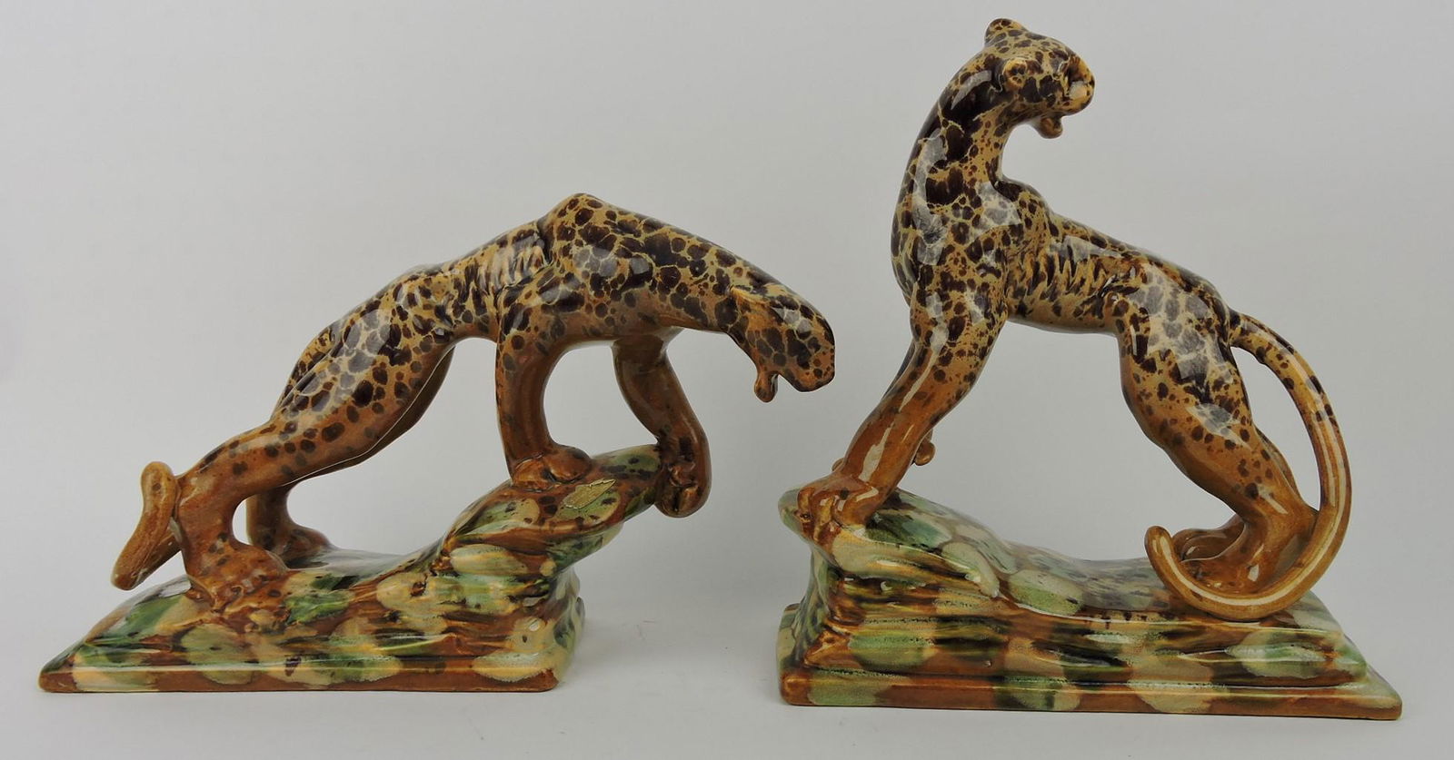 Royal Haeger pair of leopard figures (1 of 1)