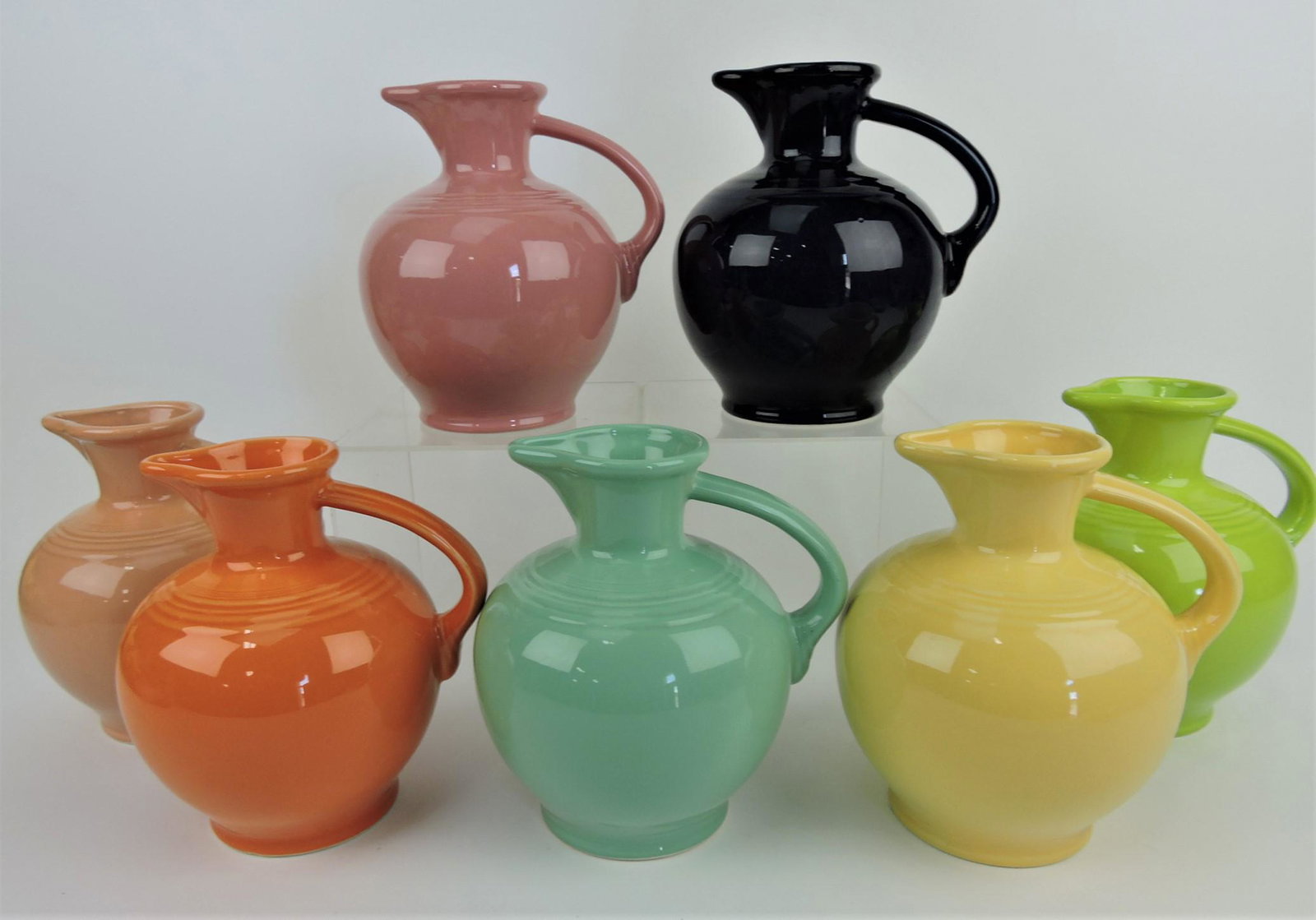 Fiesta Post 86 lot of 7 carafes: .