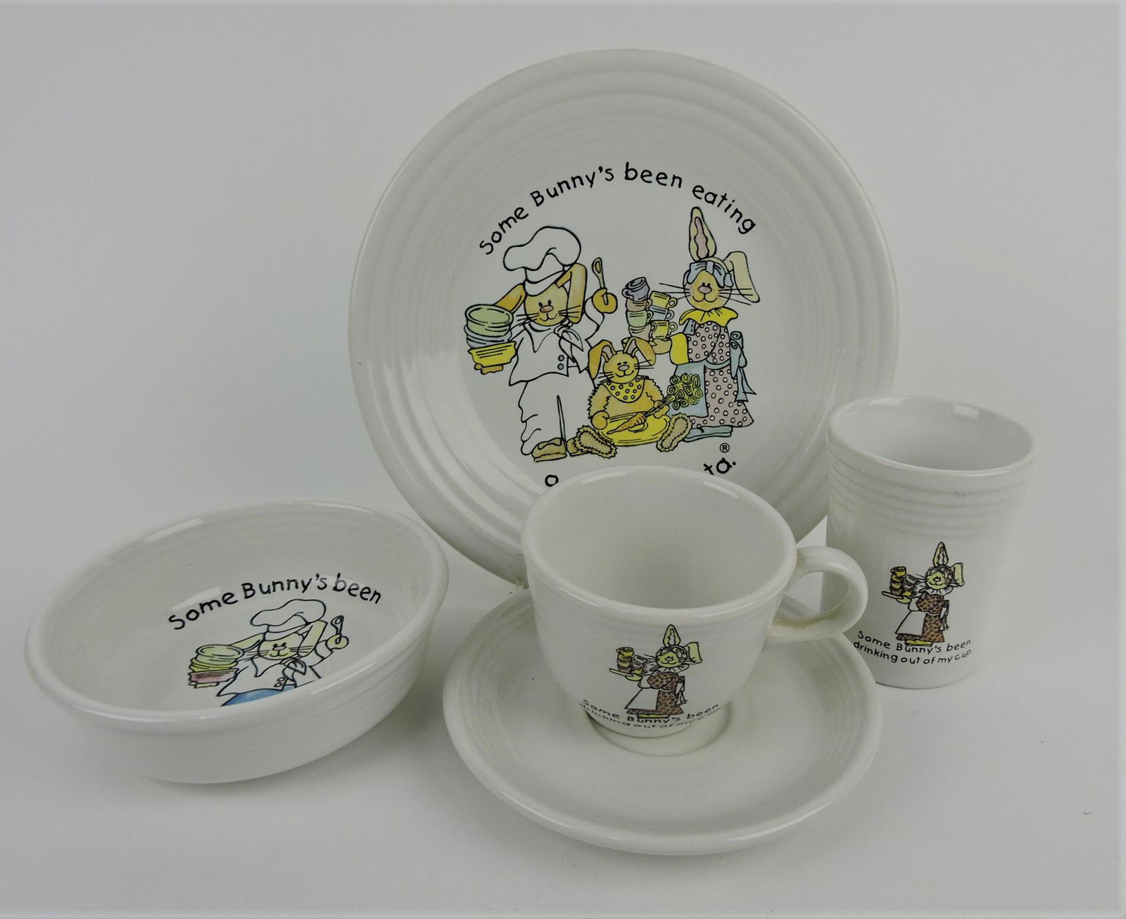 Fiesta Post 86 "Some Bunny" 5 piece set (1 of 1)