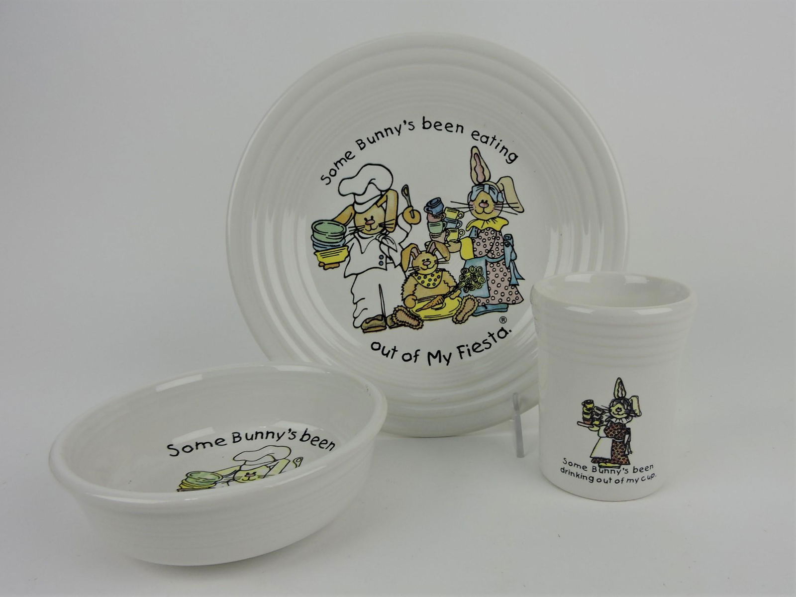 Fiesta Post 86 "Some Bunny" plate, (1 of 1)