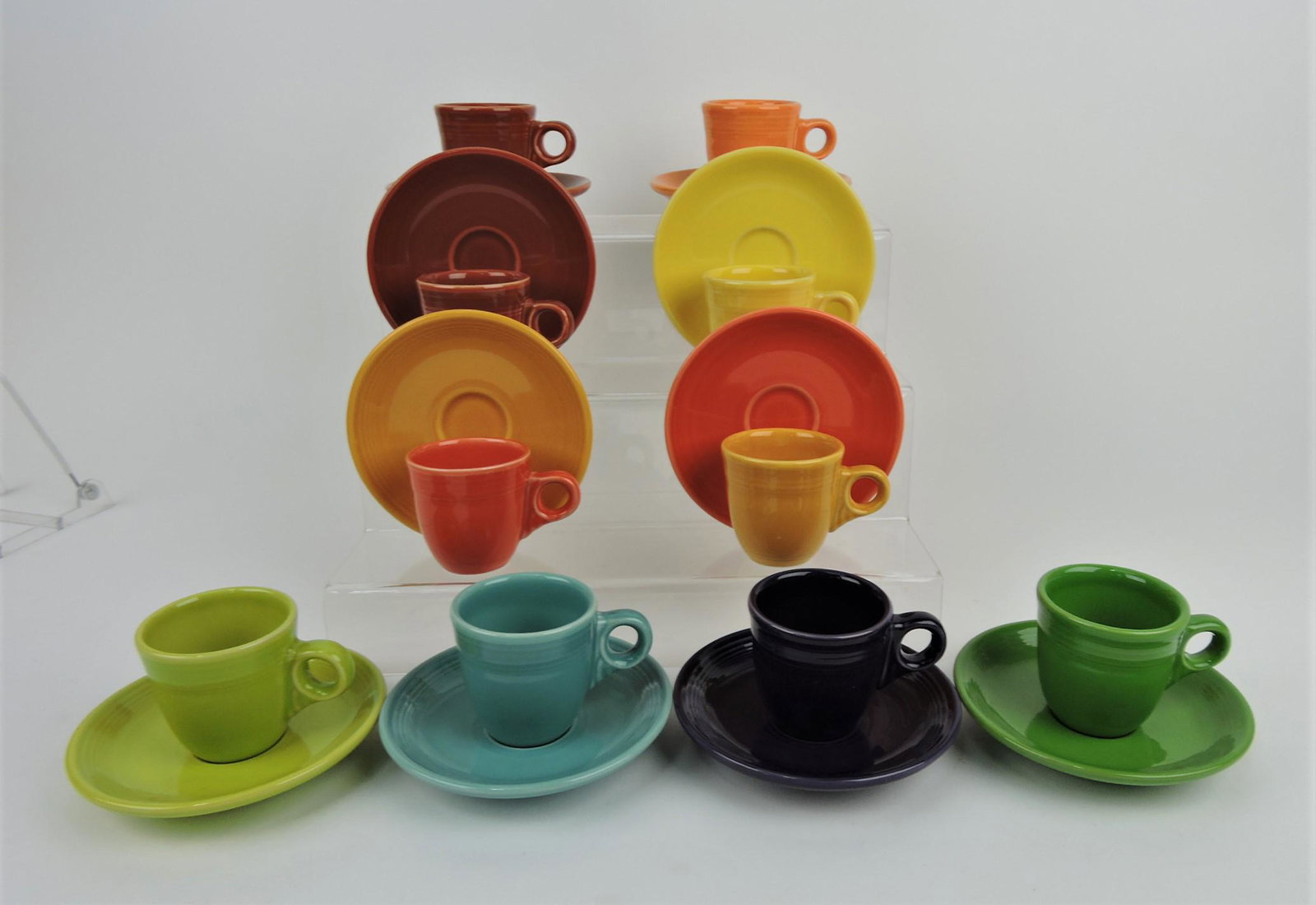 Fiesta Post 86 lot of 10 AD cups and: saucers