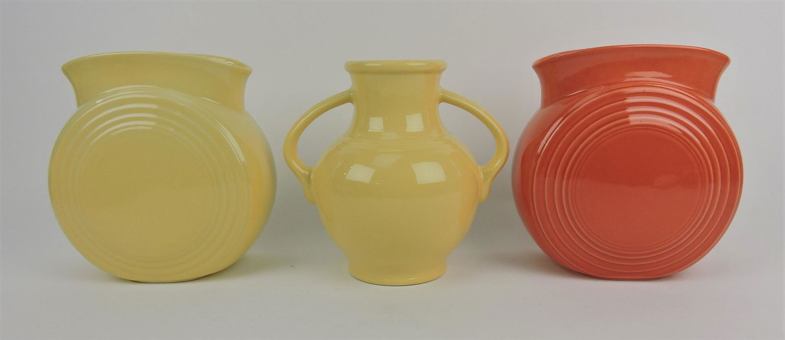 Fiesta Post 86 vase group: yellow and (1 of 1)