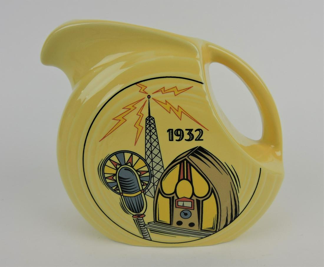 Fiesta Post 86 yellow disc juice pitcher, (1 of 1)