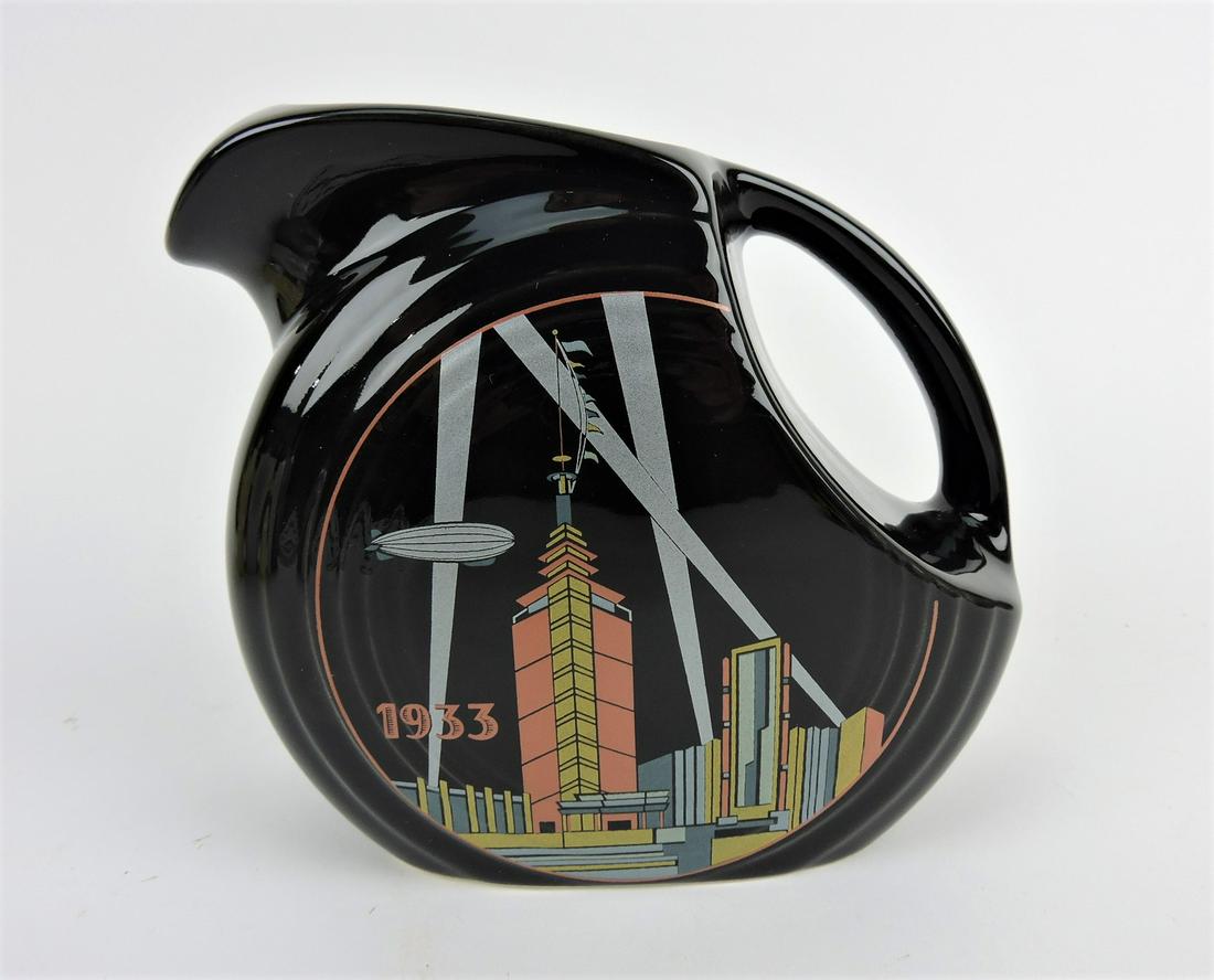 Fiesta Post 86 black disc juice pitcher, (1 of 1)