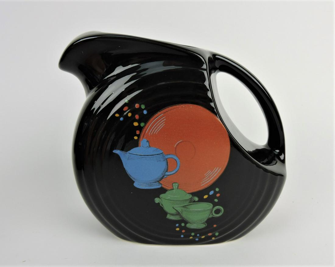 Fiesta Post 86 black disc juice pitcher, (1 of 1)