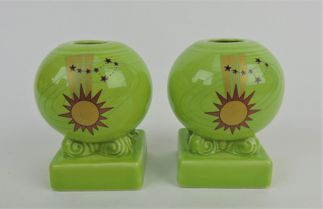 RARE Fiesta Post 86 chartreuse pair of (1 of 1)