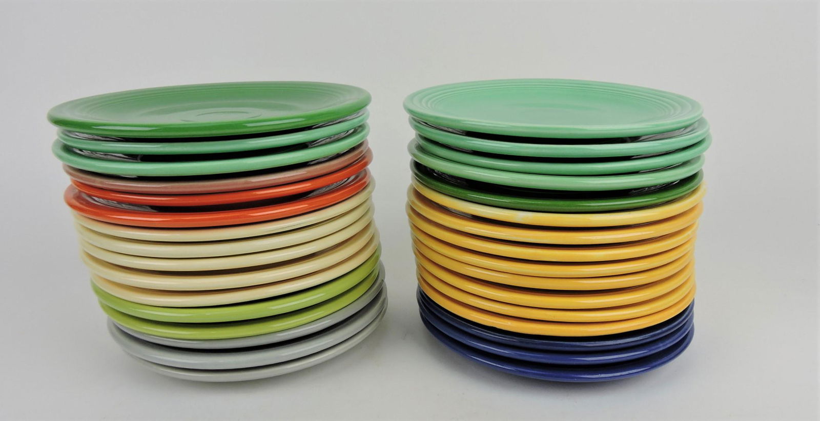 Fiesta 6" plate group, 26 mixed colors (1 of 1)