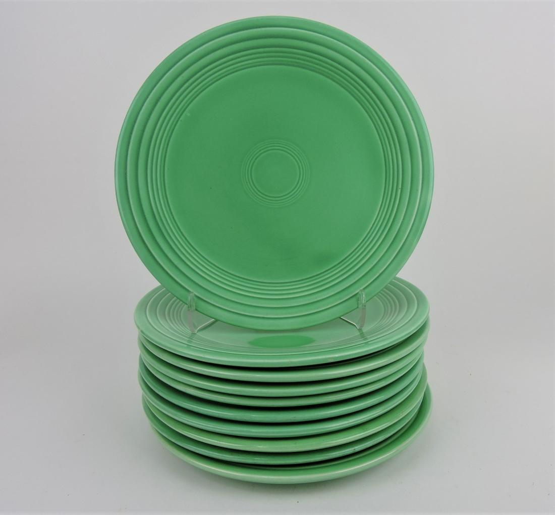 Fiesta 9" plate group, 12 green (1 of 1)