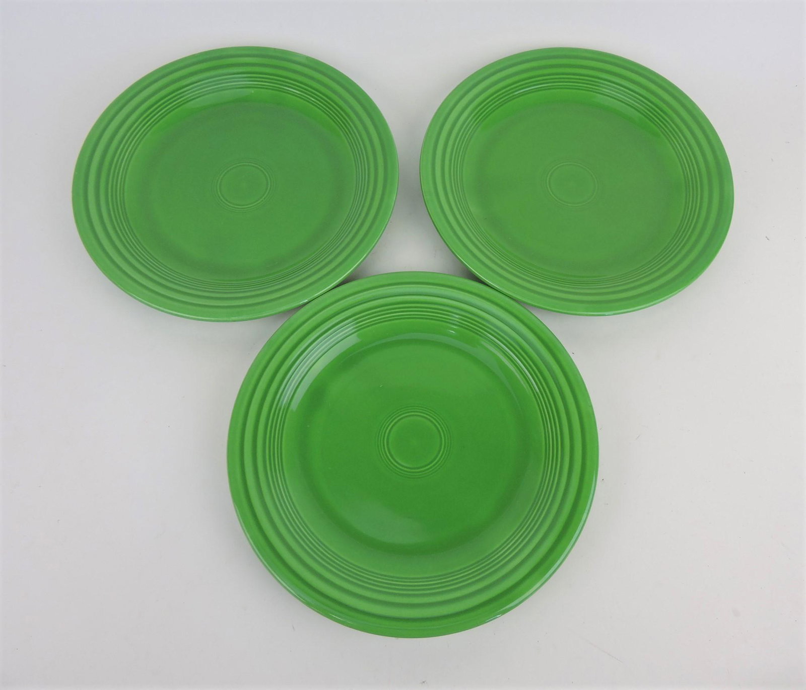 Fiesta 10" plate group, 3 medium green (1 of 1)