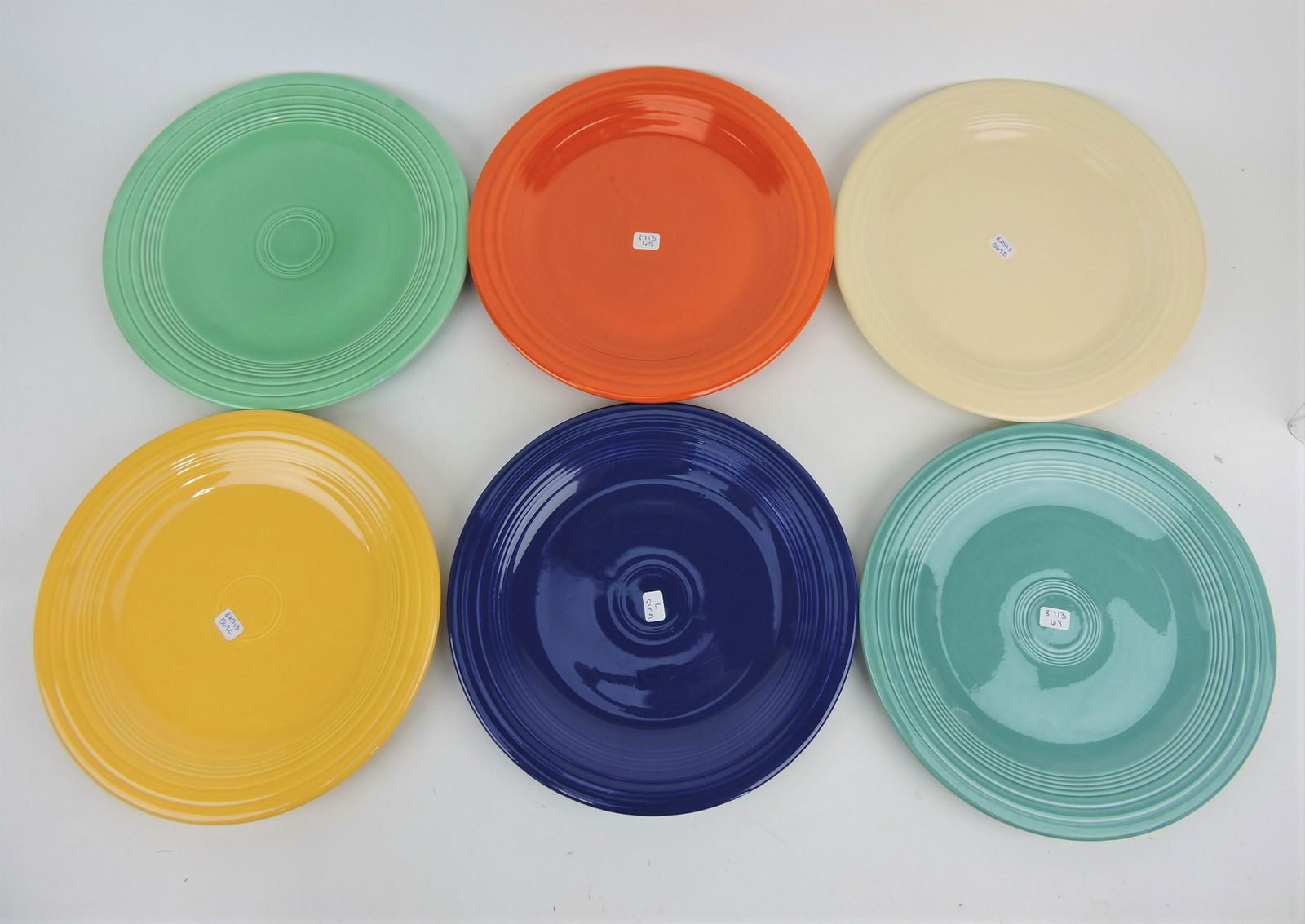 Fiesta 10" plate group, 6 original colors (1 of 1)