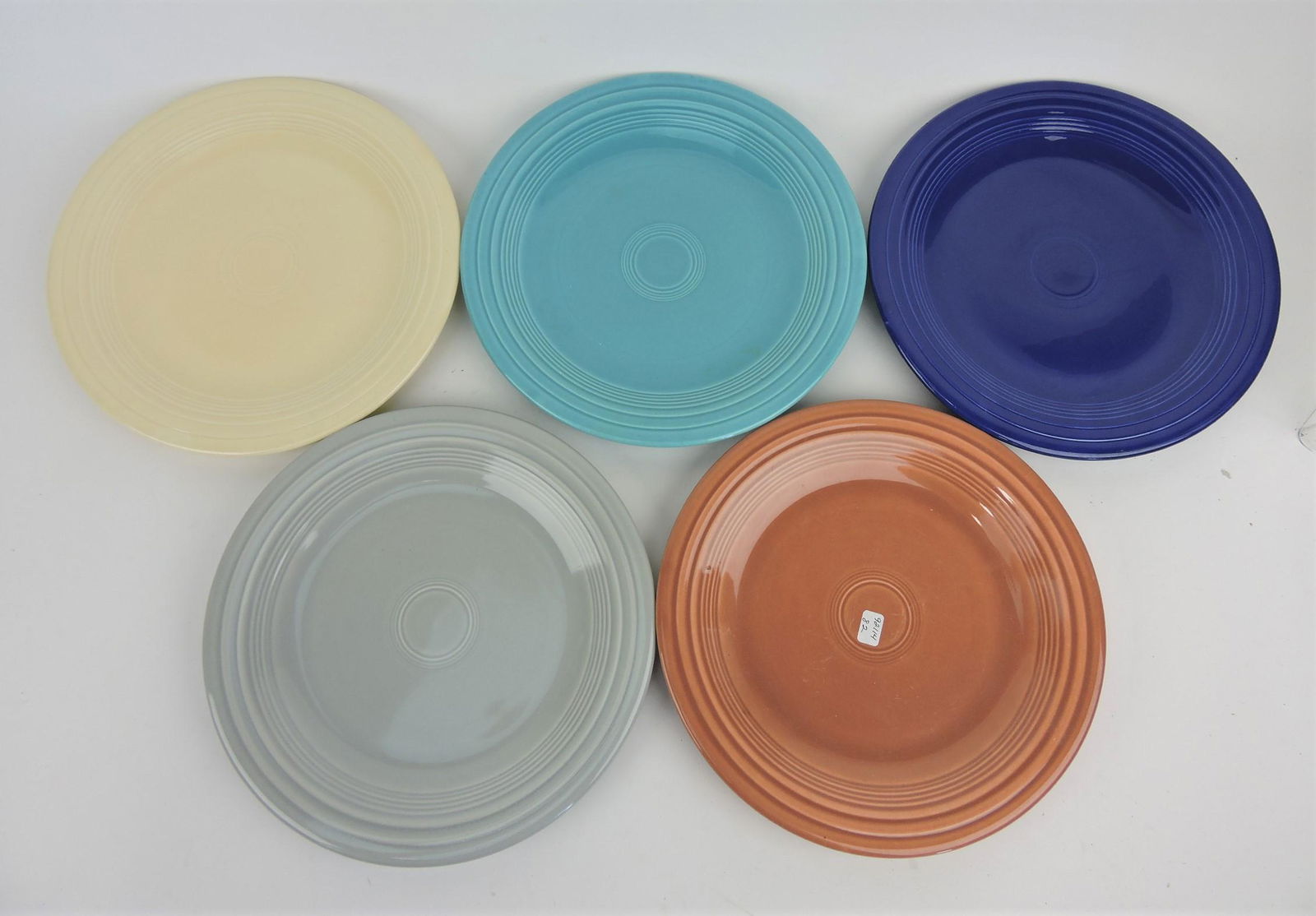 Fiesta 10" plate group, 5 mixed (1 of 1)
