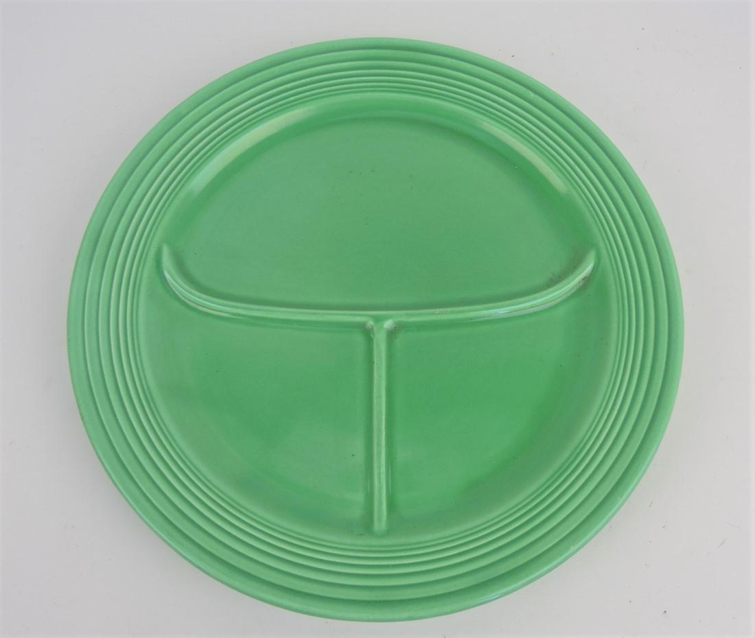 Fiesta 12" compartment plate, green (1 of 1)