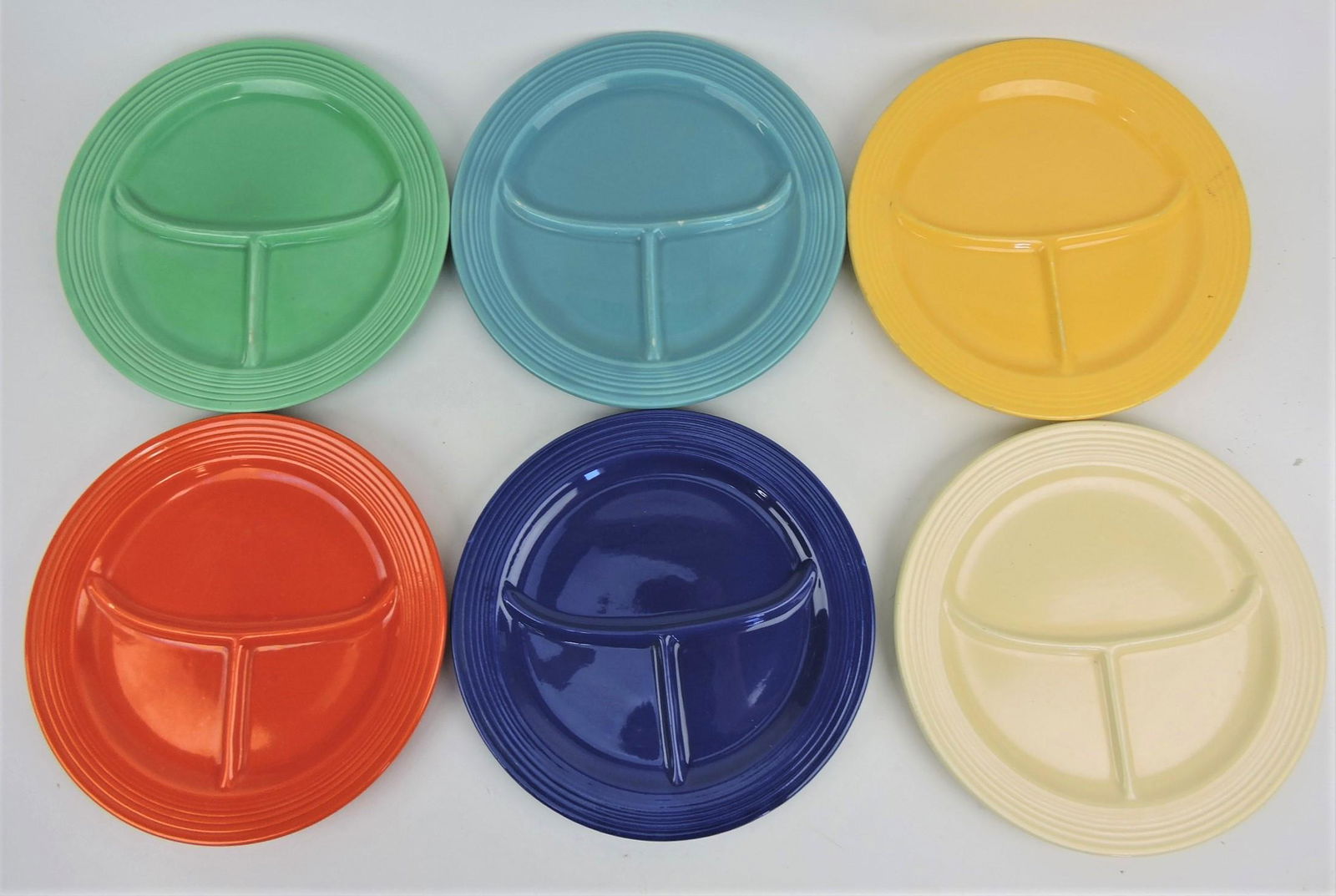 Fiesta 10 1/2" compartment plate group, (1 of 1)