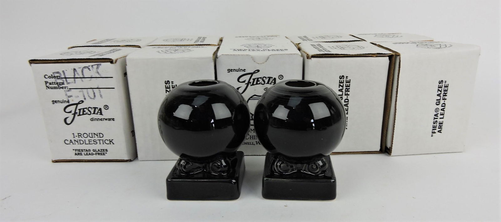 Fiesta Post 86 lot of 6 pair round candle (1 of 1)