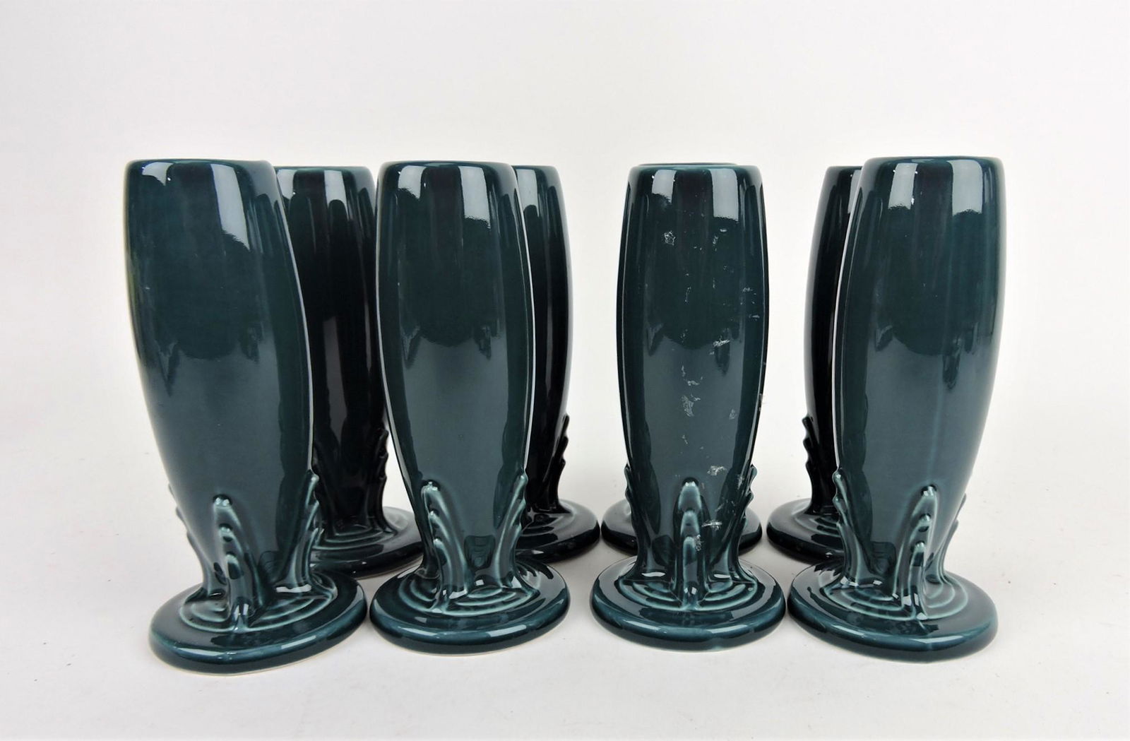 Fiesta Post 86 lot of 8 juniper bud vases (1 of 1)