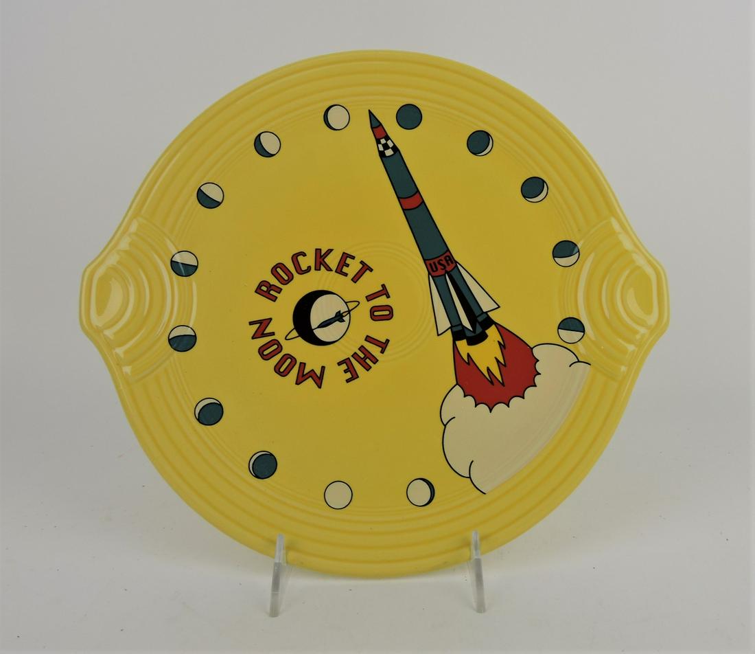 Rare Fiesta Post 86 Rocket to the Moon: American Museum of Natural History serving tray