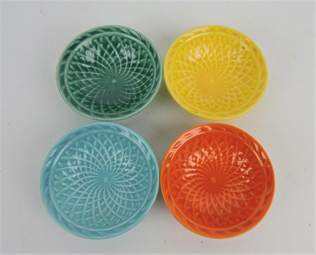 Fiesta Harlequin lot of 4 different nut cups: .