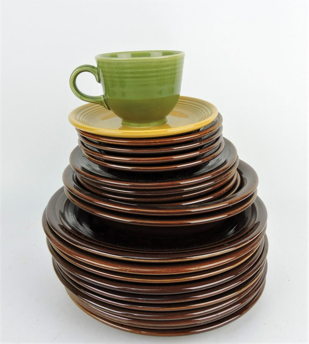 Fiesta Amberstone and Ironstone lot of: 23 pieces