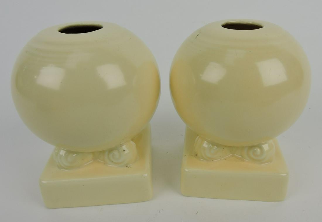 Fiesta bulb candle holder, pair, ivory (1 of 1)