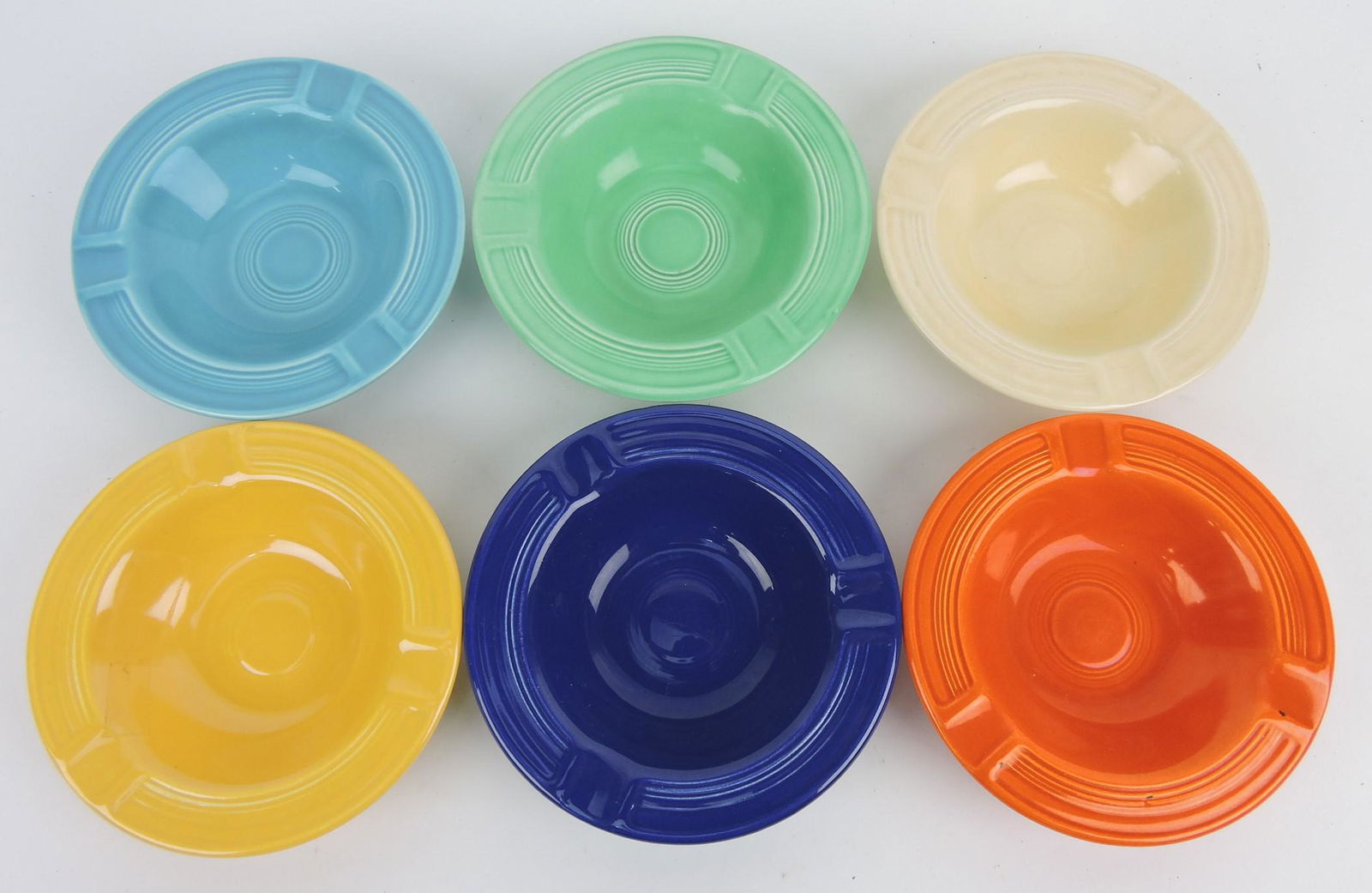 Fiesta ashtray group: all 6 original colors (1 of 1)
