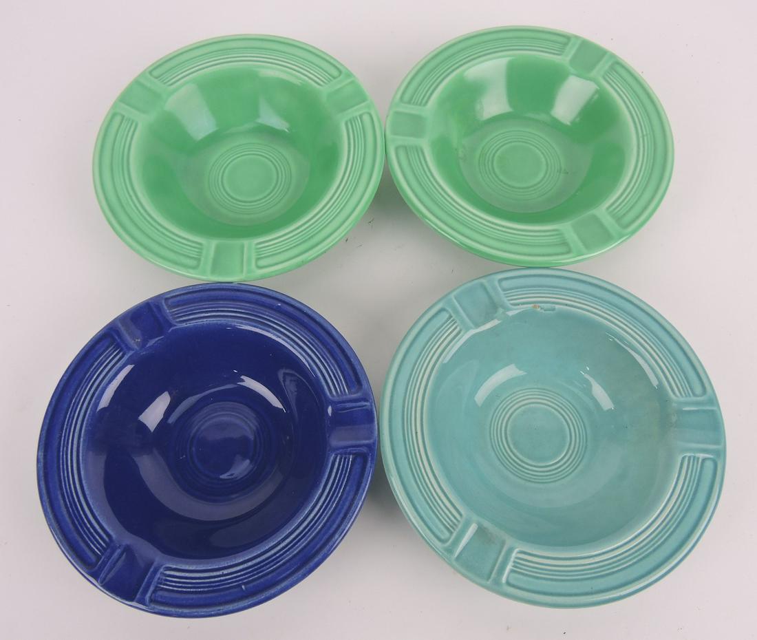Fiesta ashtray group: cobalt, turquoise (nick), (1 of 1)