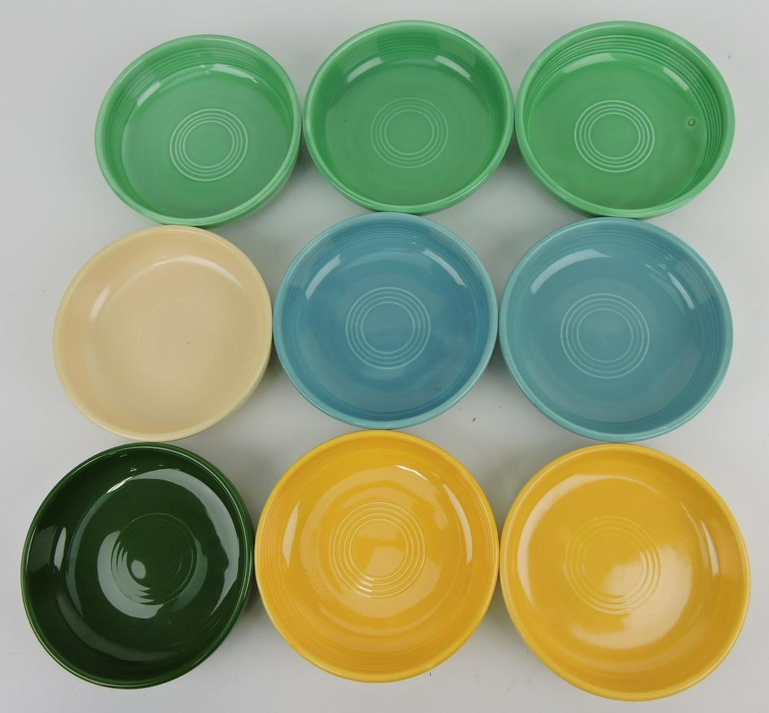 Fiesta 6" dessert bowl group: 9 mixed (1 of 1)