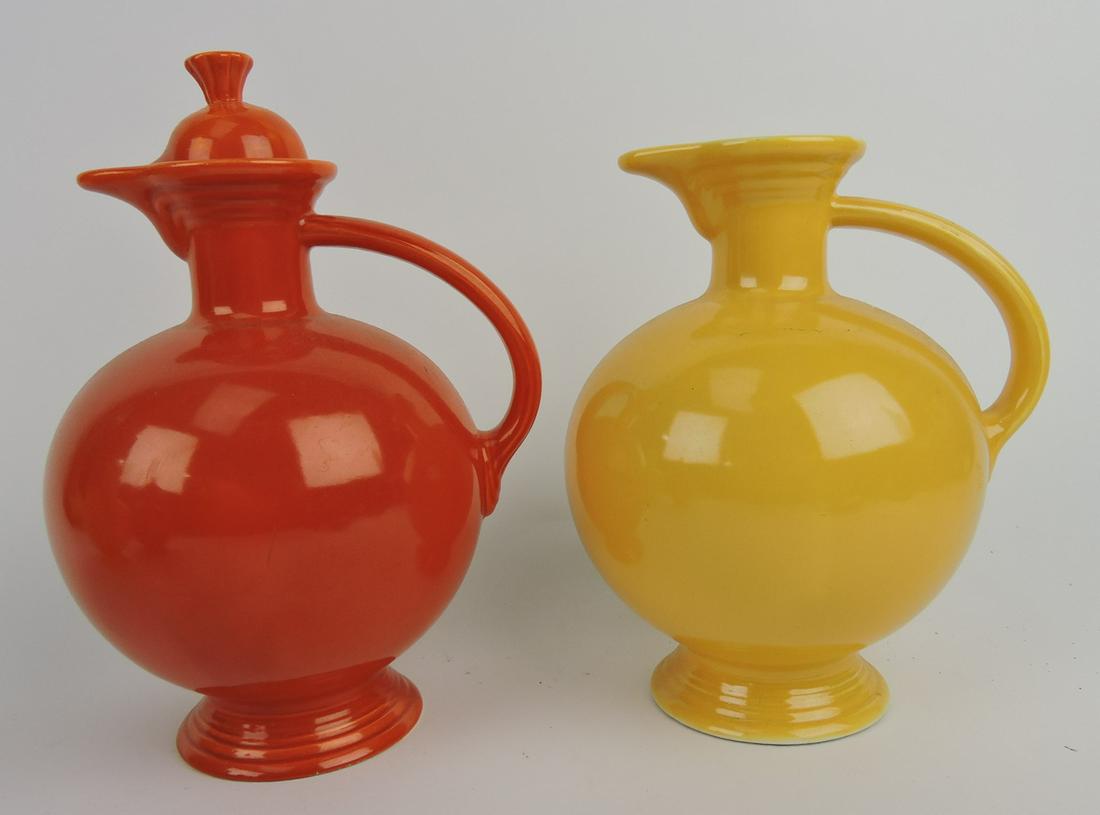 Fiesta carafe group: red (glaze miss to (1 of 1)