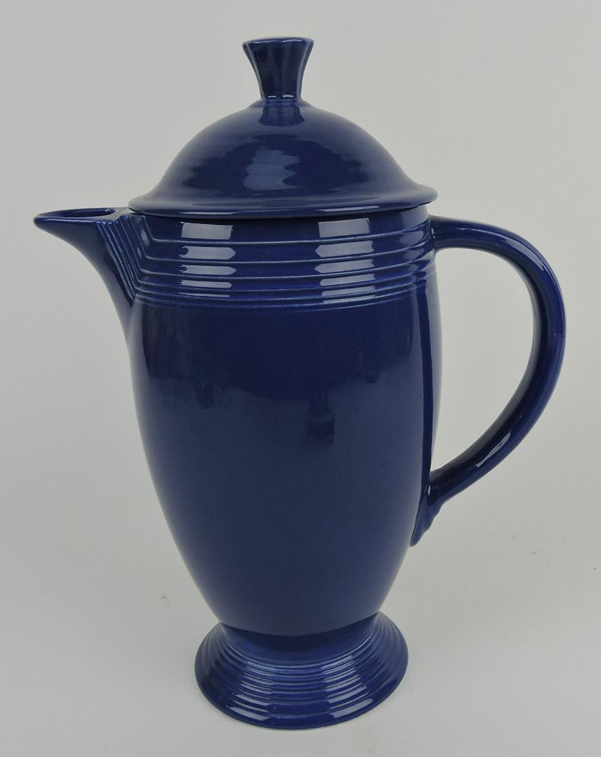 Fiesta coffee pot, cobalt (1 of 1)