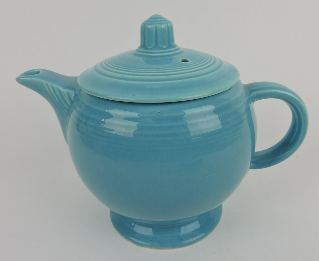 Fiesta medium teapot, turquoise (1 of 1)