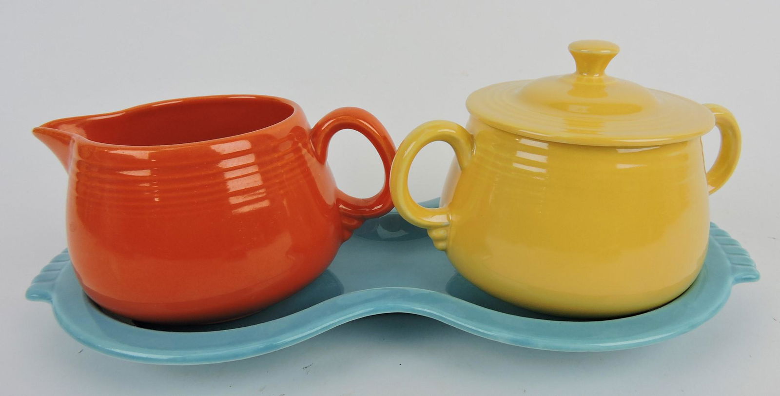 Fiesta promotional cream sugar set with (1 of 1)