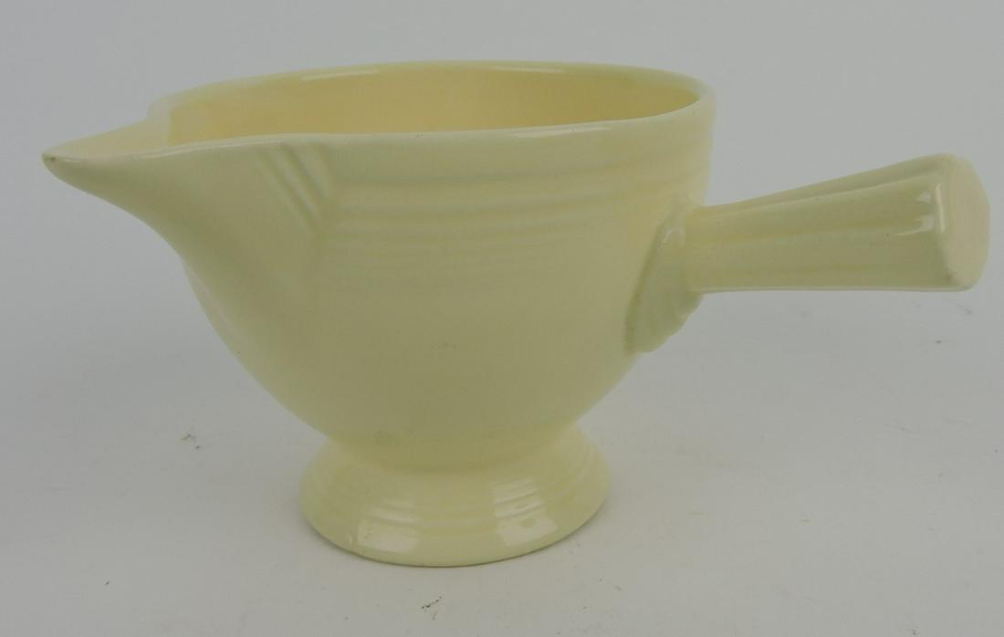Fiesta stick handled creamer, ivory (1 of 1)